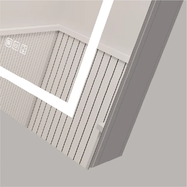 LED MEDICINE CABINET 20”
