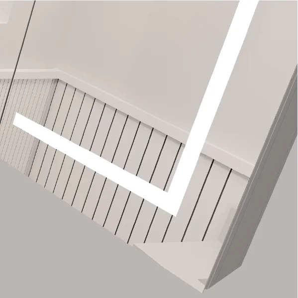 LED MEDICINE CABINET 48”