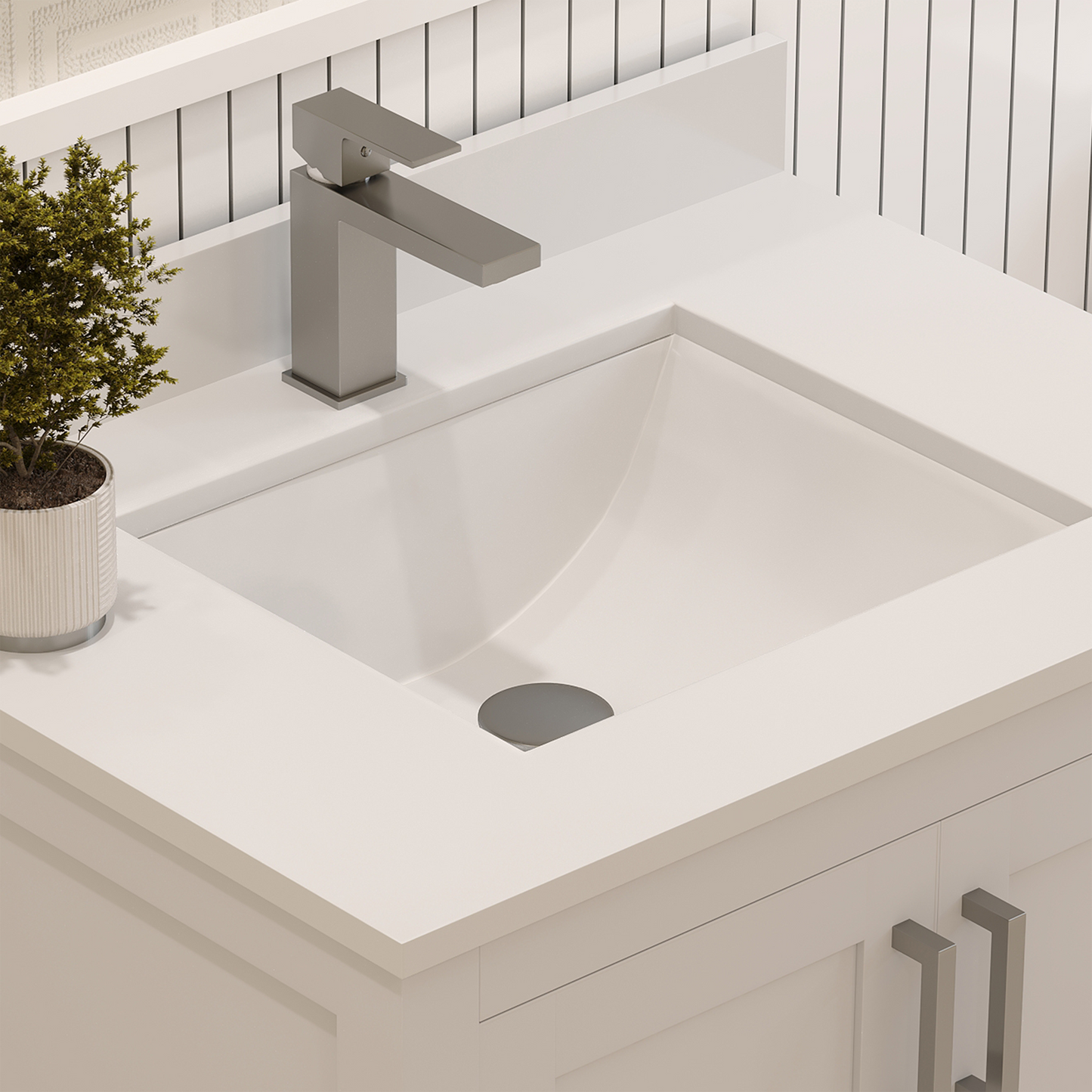 Maya 30 Inch Solid Wood Single Bathroom Vanity with Quartz Countertop