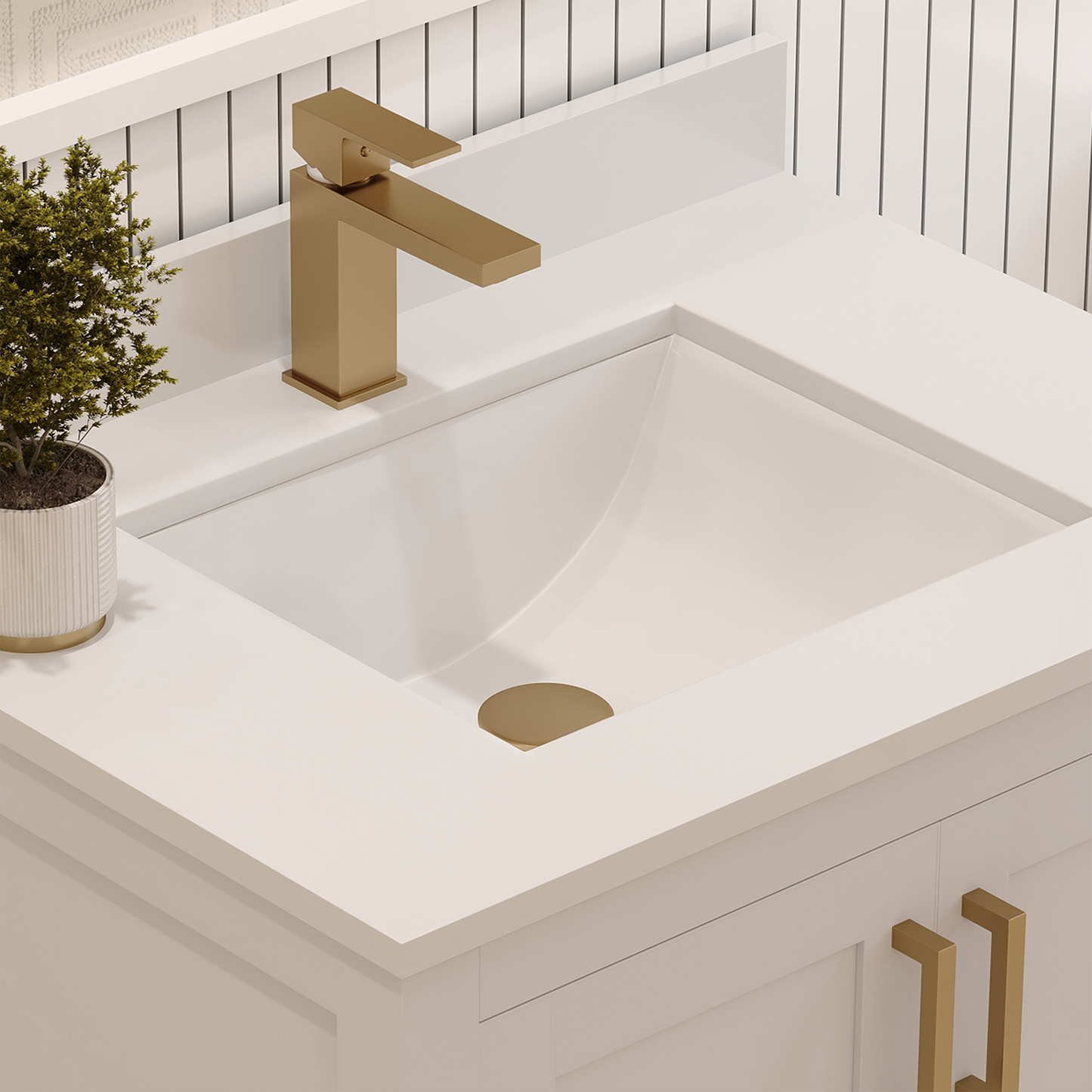 Maya 30 Inch Solid Wood Single Bathroom Vanity with Quartz Countertop