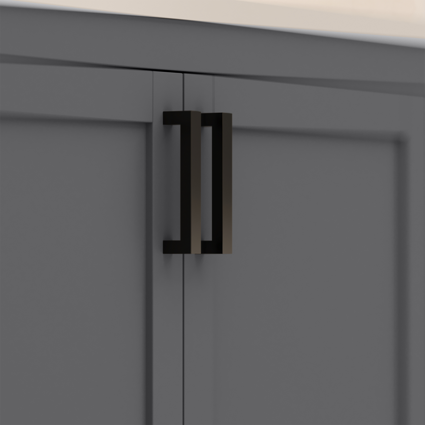 Rooh 72 Inch Solid Wood Bathroom Vanity with Undermount double Rectangle sinks & White Quartz countertop 0.75 inch edge in white