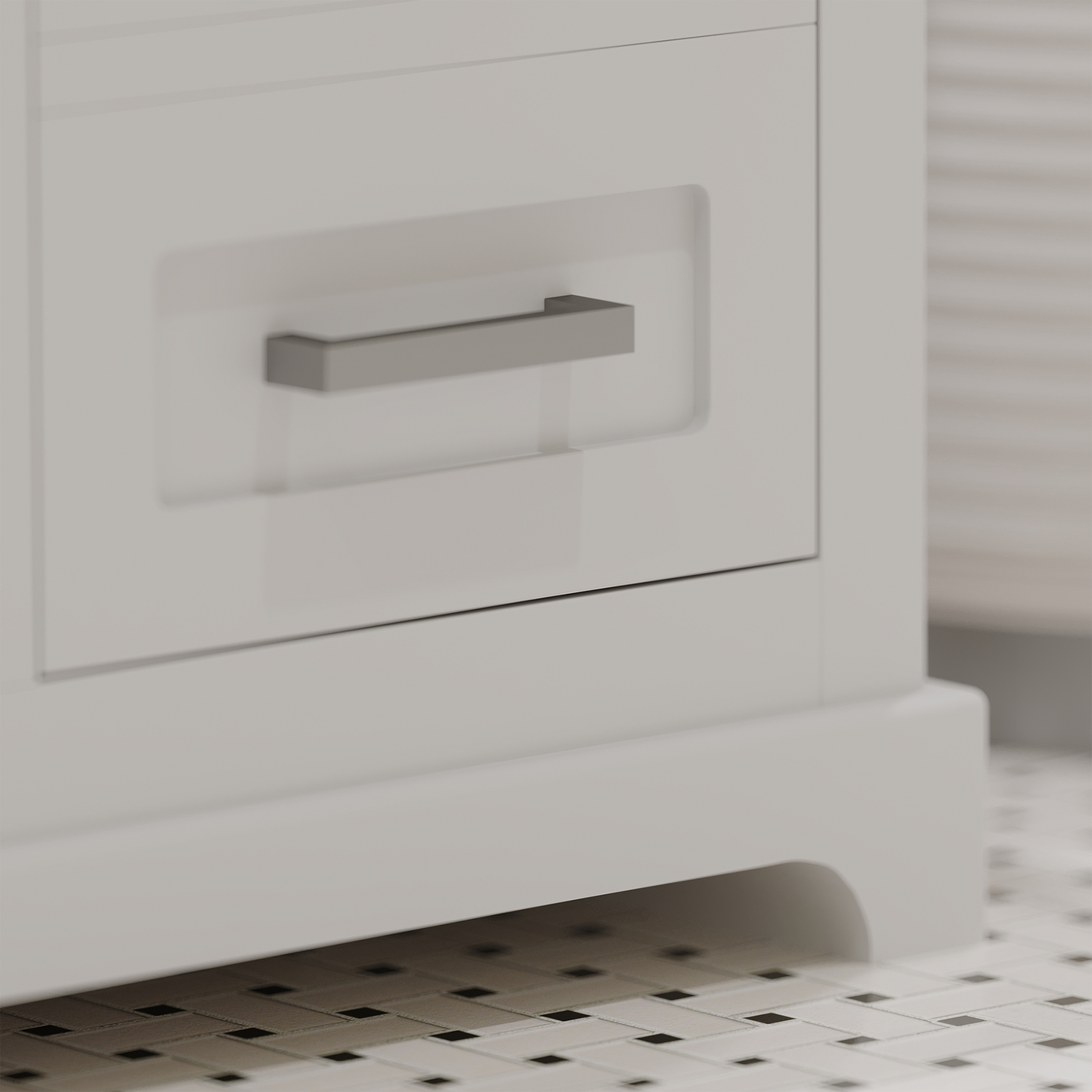 Maya 48 Inch Solid Wood Single Bathroom Vanity with Quartz Countertop