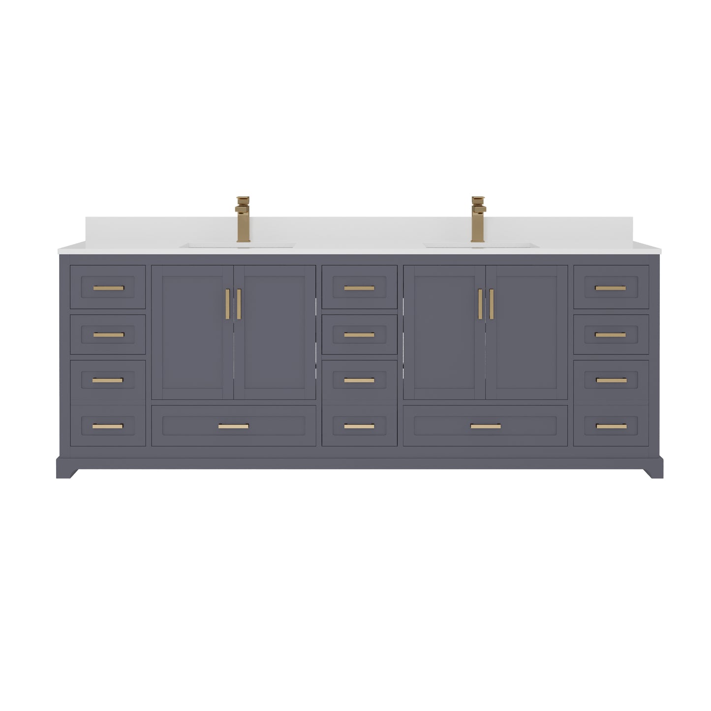 Maya Bathroom Vanity 84"