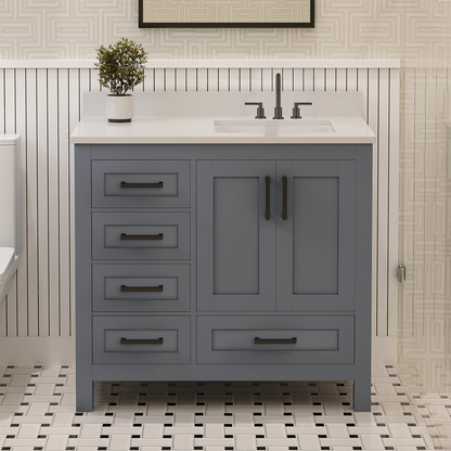 Rooh Bathroom Vanity 36" Right