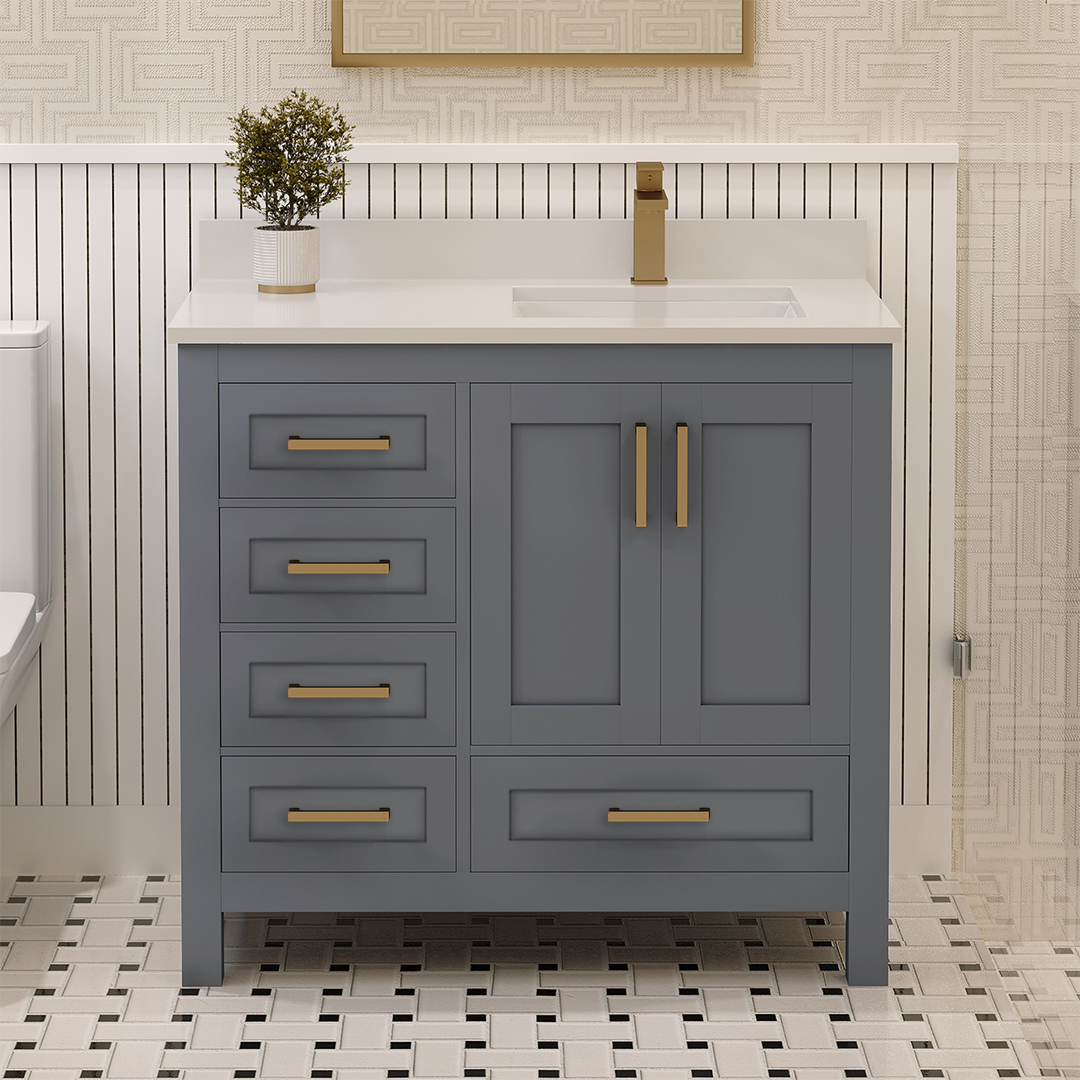 Rooh Bathroom Vanity 36" Right