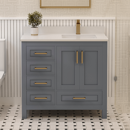 Rooh Bathroom Vanity 36" Right