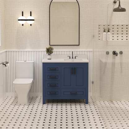 Rooh Bathroom Vanity 36" Right