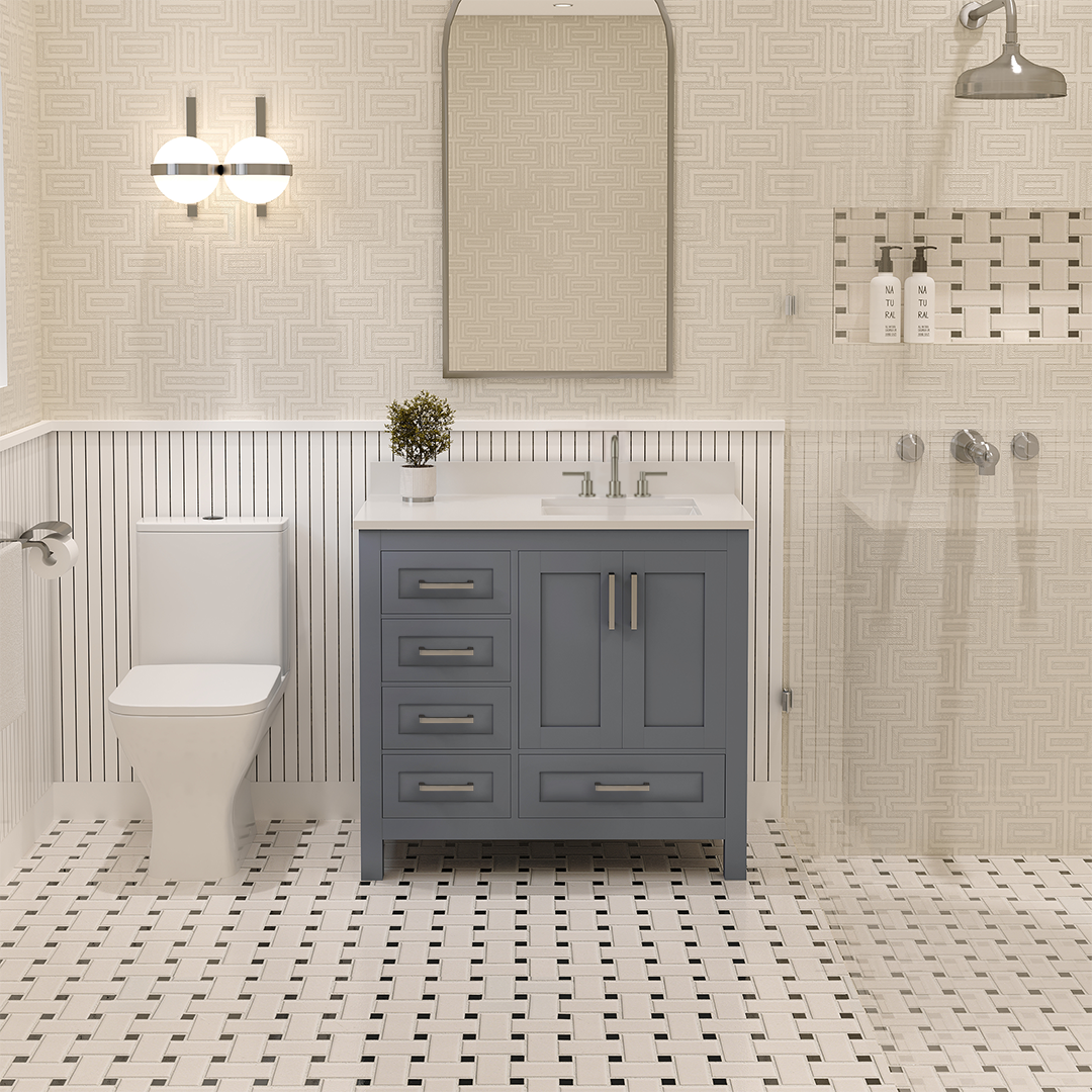 Rooh Bathroom Vanity 36" Right