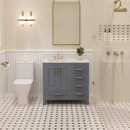 Rooh Bathroom Vanity 36" Left