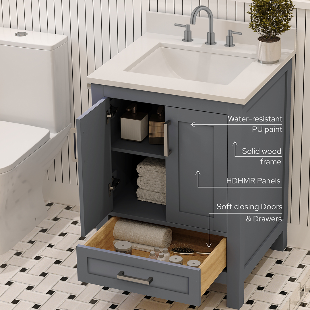 Rooh Bathroom Vanity 24 "