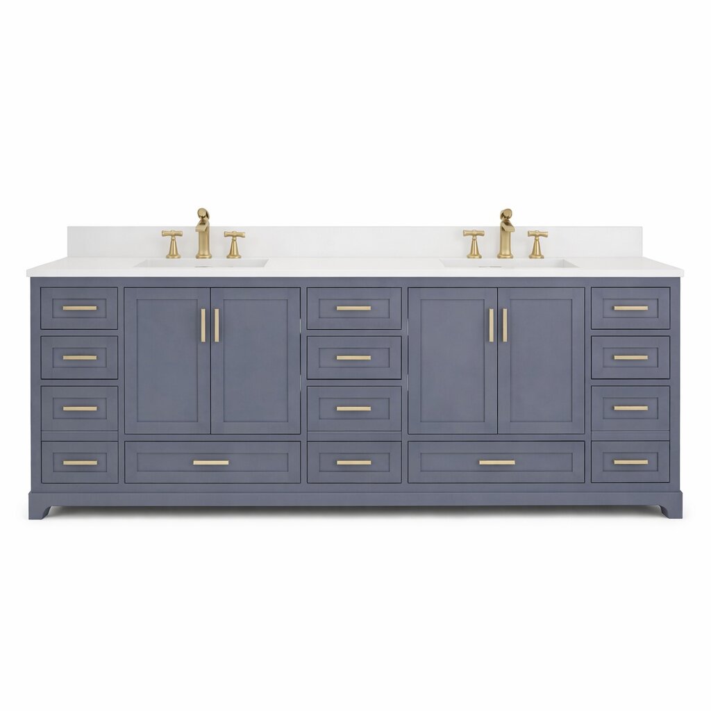 Maya Bathroom Vanity 84"