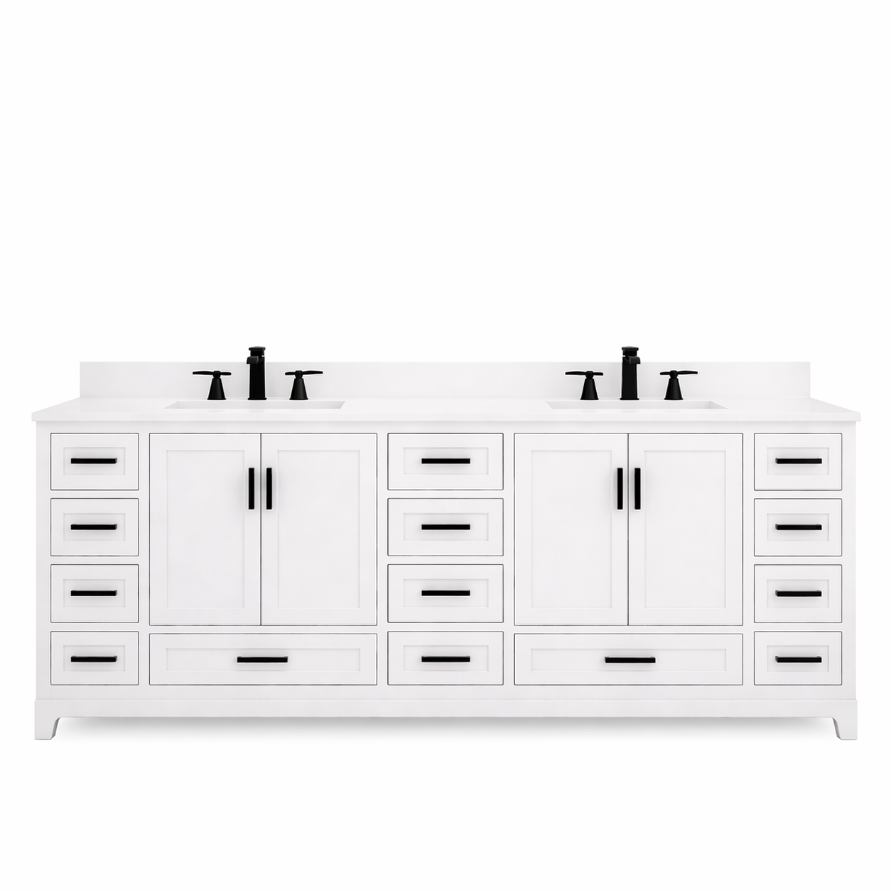 Maya Bathroom Vanity 84"