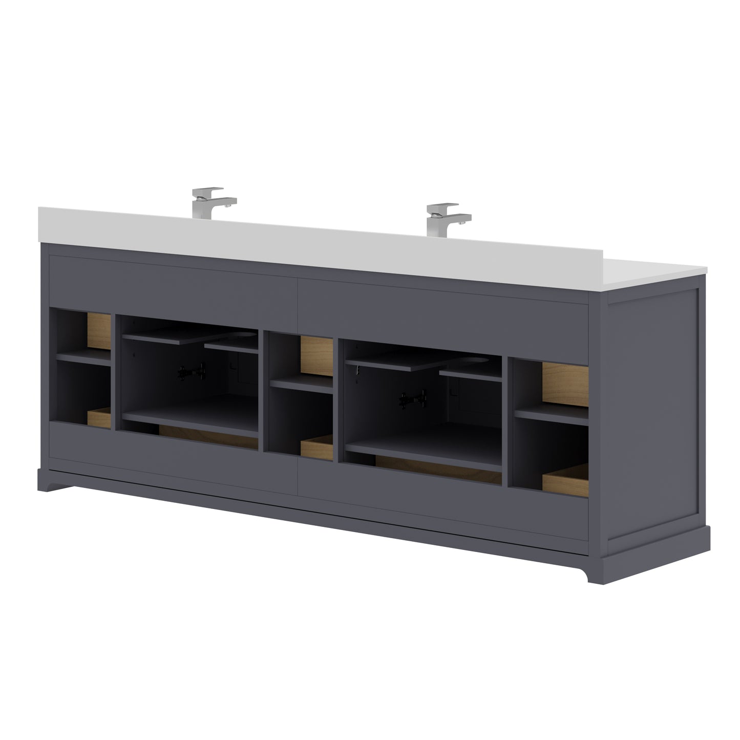 Maya Bathroom Vanity 84"