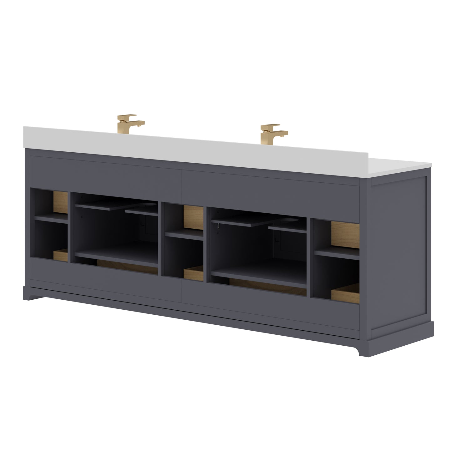 Maya Bathroom Vanity 84"