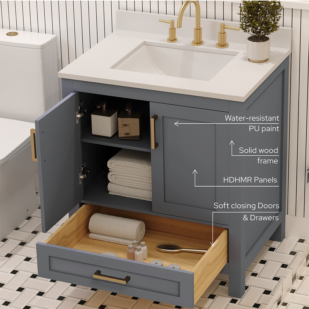 Rooh Bathroom Vanity 30"