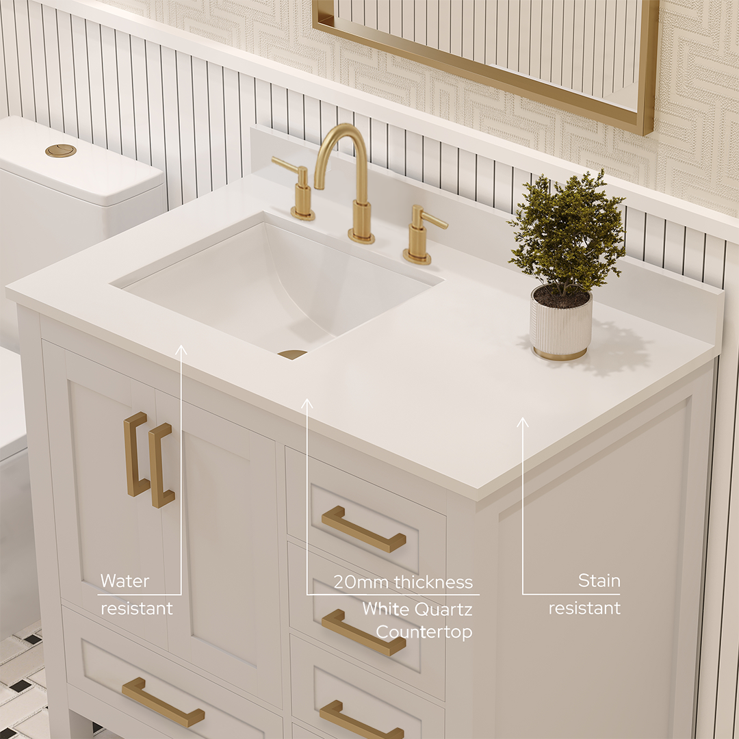 Rooh Bathroom Vanity 36" Left