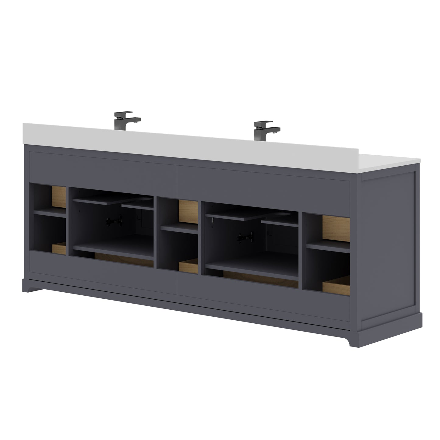 Maya Bathroom Vanity 84"