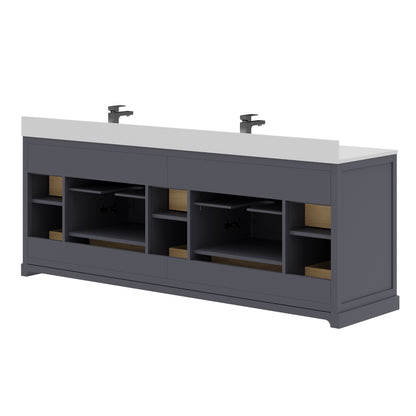 Maya Bathroom Vanity 84"