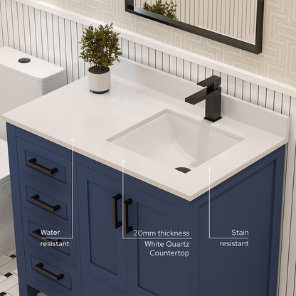 Rooh Bathroom Vanity 36" Right