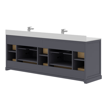 Maya Bathroom Vanity 84"