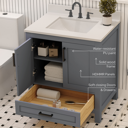 Rooh Bathroom Vanity 30"