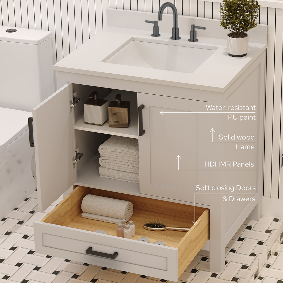 Rooh Bathroom Vanity 30"