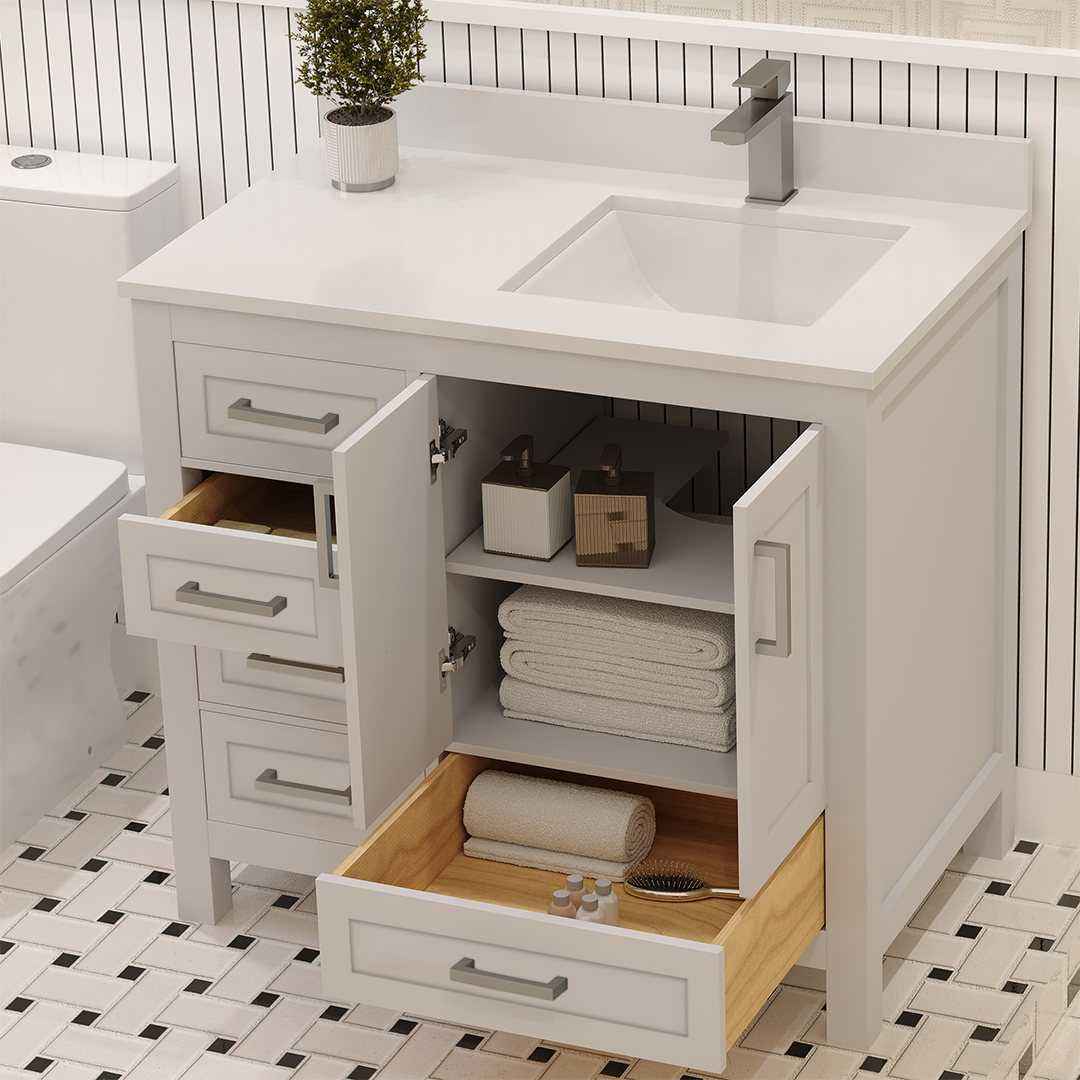 Rooh Bathroom Vanity 36" Right