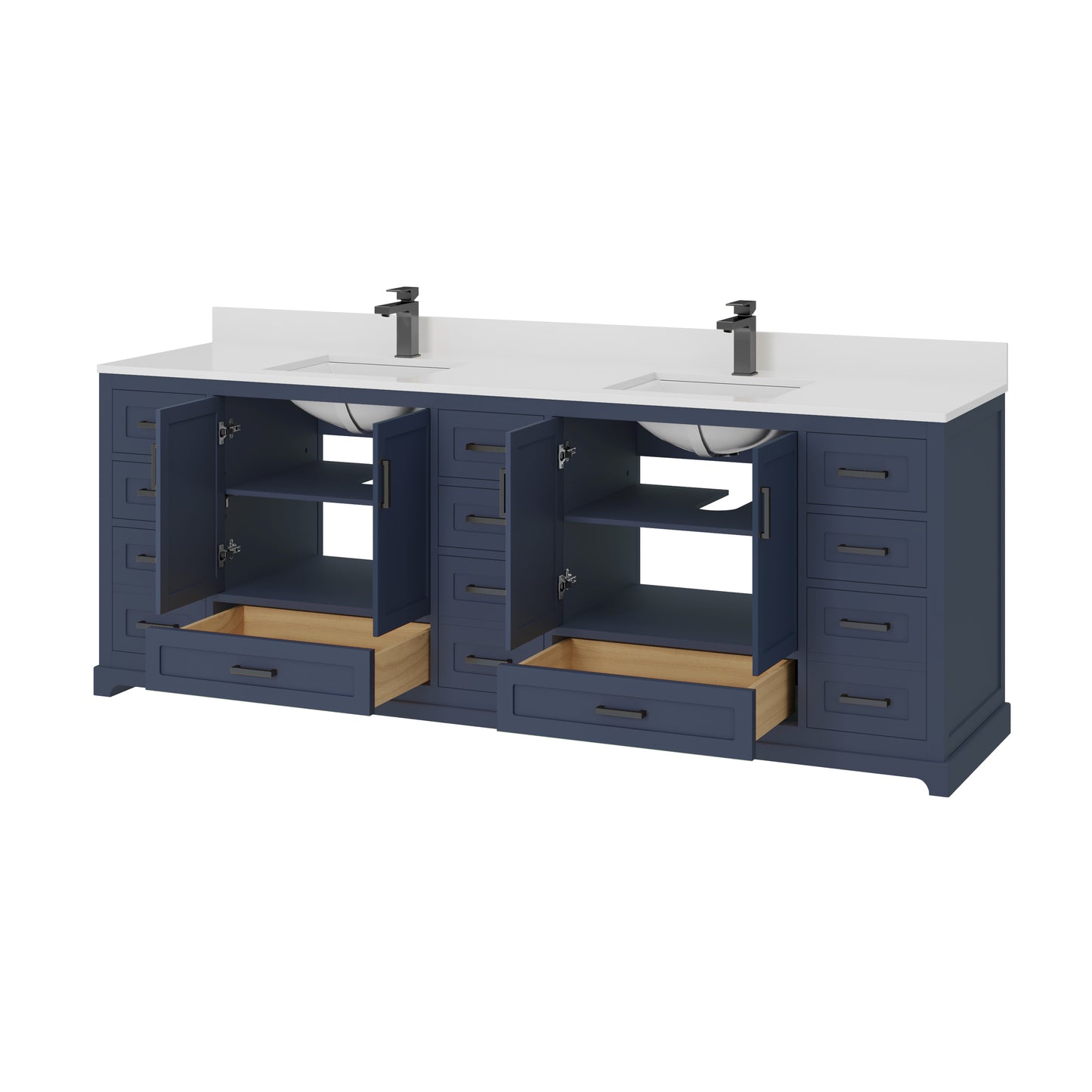 Maya Bathroom Vanity 84"