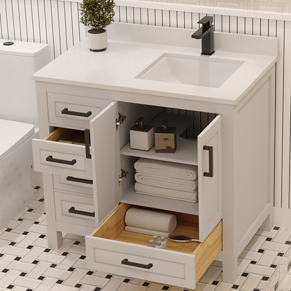Rooh Bathroom Vanity 36" Right