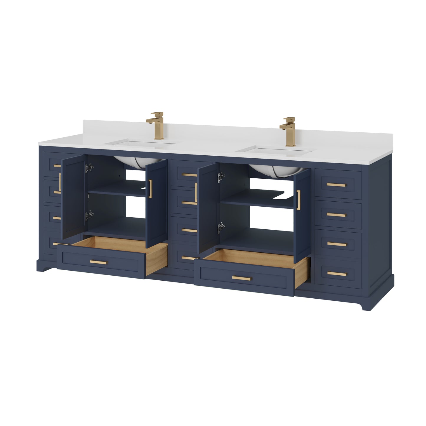 Maya Bathroom Vanity 84"