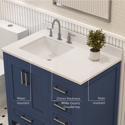 Rooh Bathroom Vanity 36" Left
