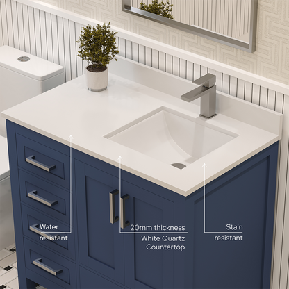 Rooh Bathroom Vanity 36" Right