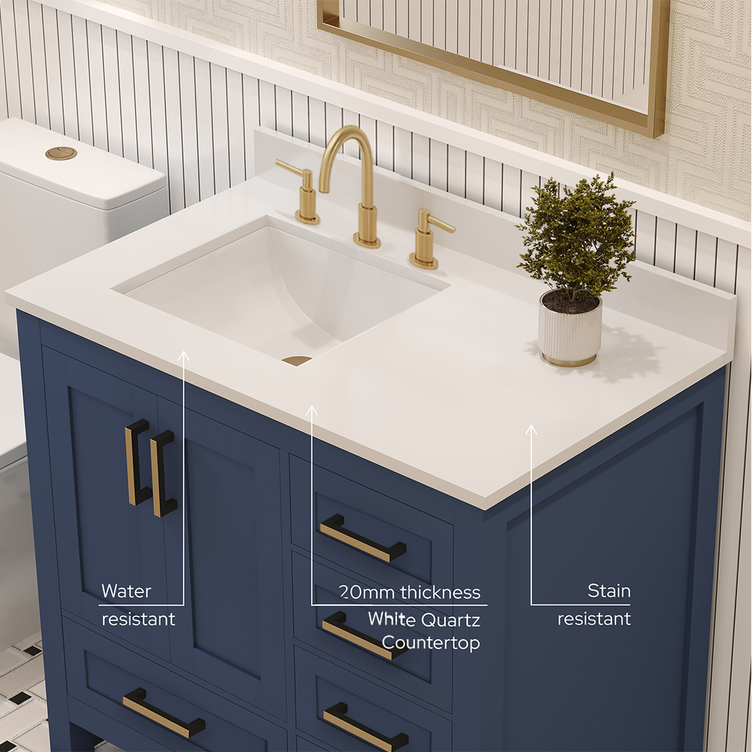 Rooh Bathroom Vanity 36" Left