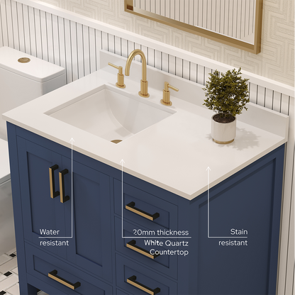 Rooh Bathroom Vanity 36" Left