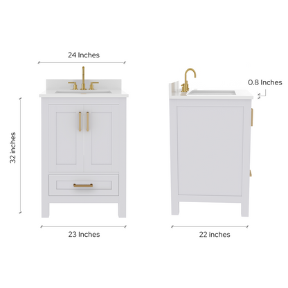 Rooh Bathroom Vanity 24 "