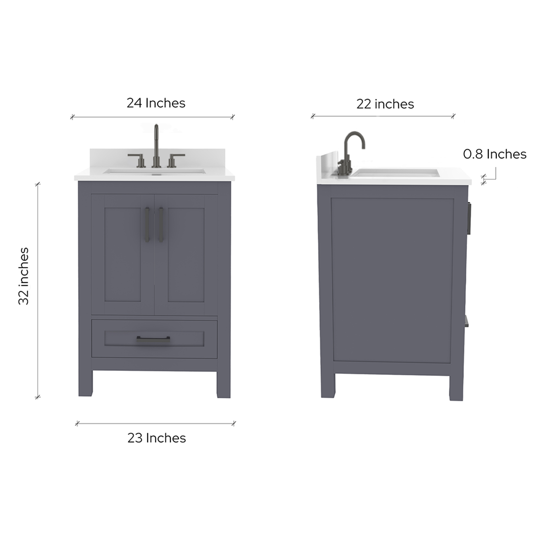 Rooh Bathroom Vanity 24 "
