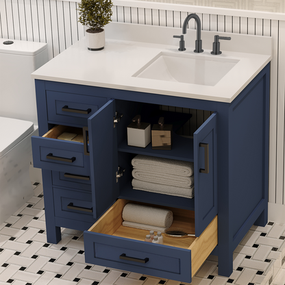 Rooh Bathroom Vanity 36" Right