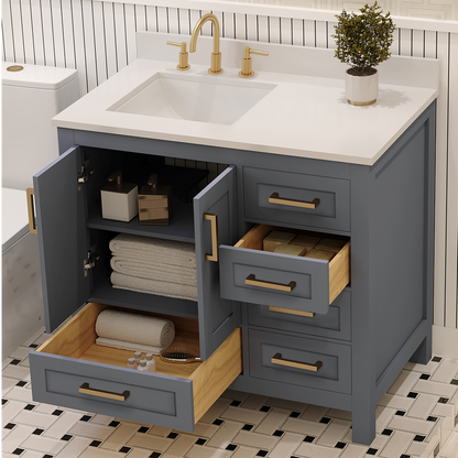 Rooh Bathroom Vanity 36" Left