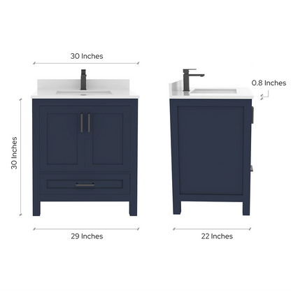 Rooh Bathroom Vanity 30"