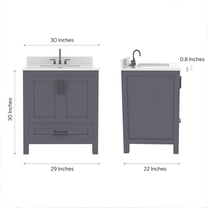 Rooh Bathroom Vanity 30"
