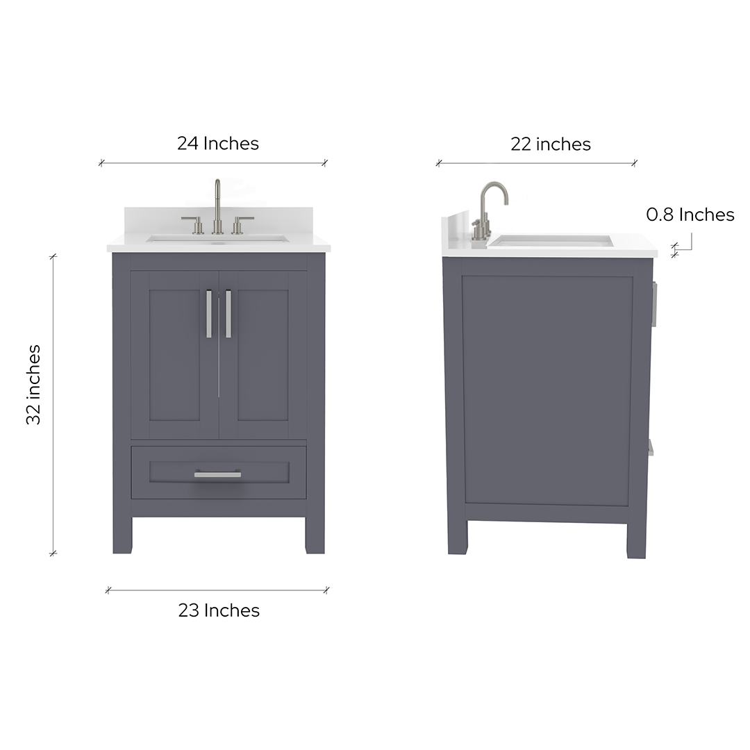 Rooh Bathroom Vanity 24 "