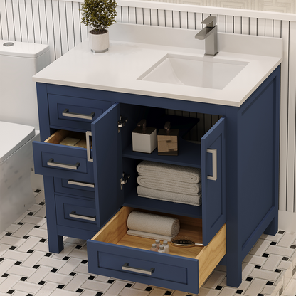 Rooh Bathroom Vanity 36" Right