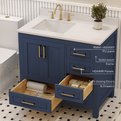 Rooh Bathroom Vanity 36" Left