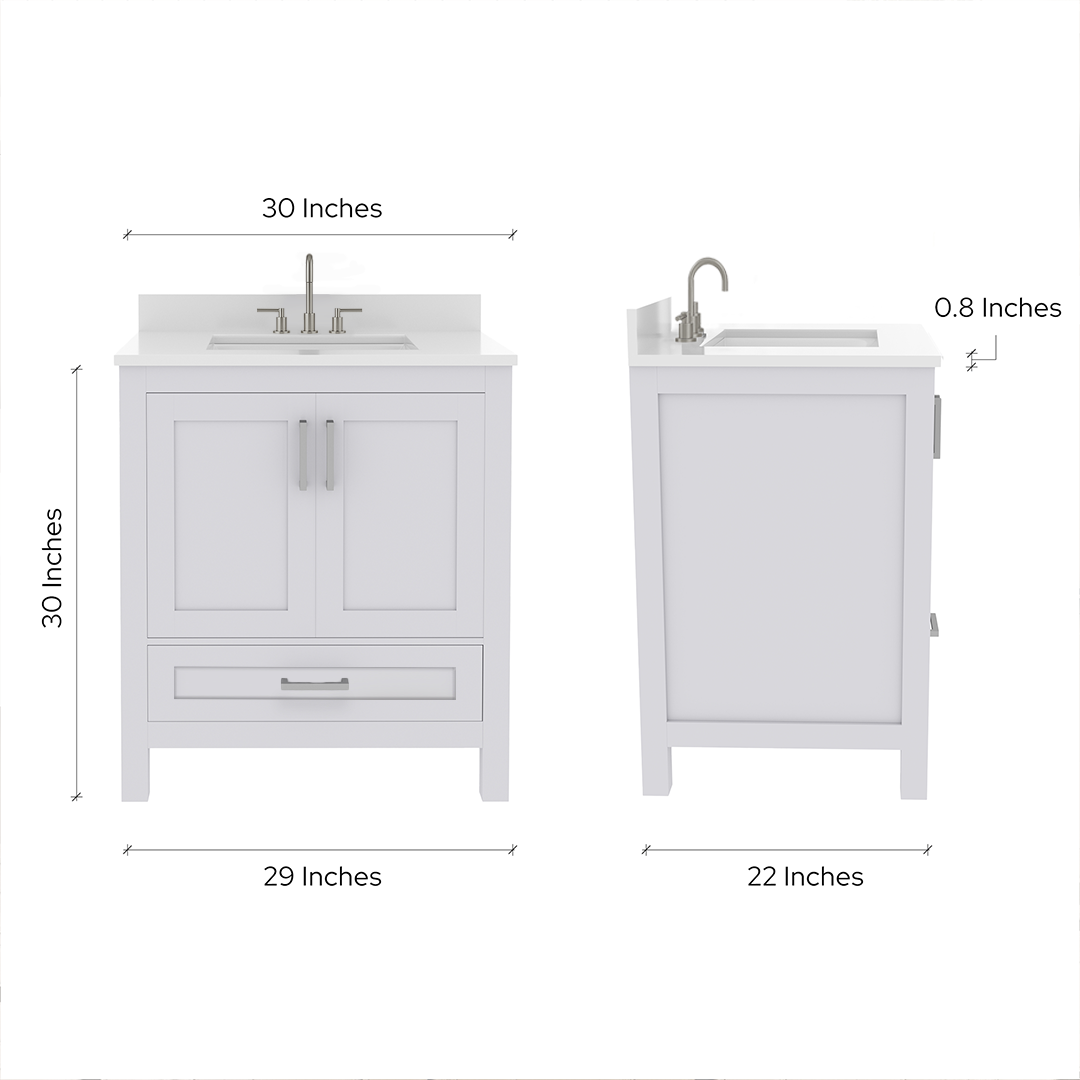 Rooh Bathroom Vanity 30"