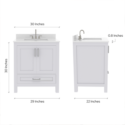 Rooh Bathroom Vanity 30"