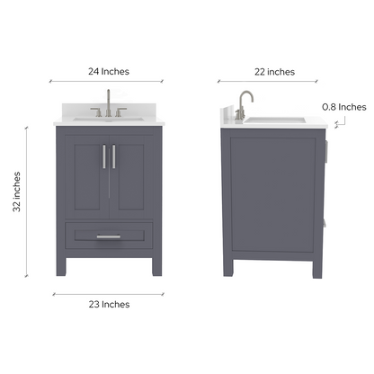 Rooh Bathroom Vanity 24 "