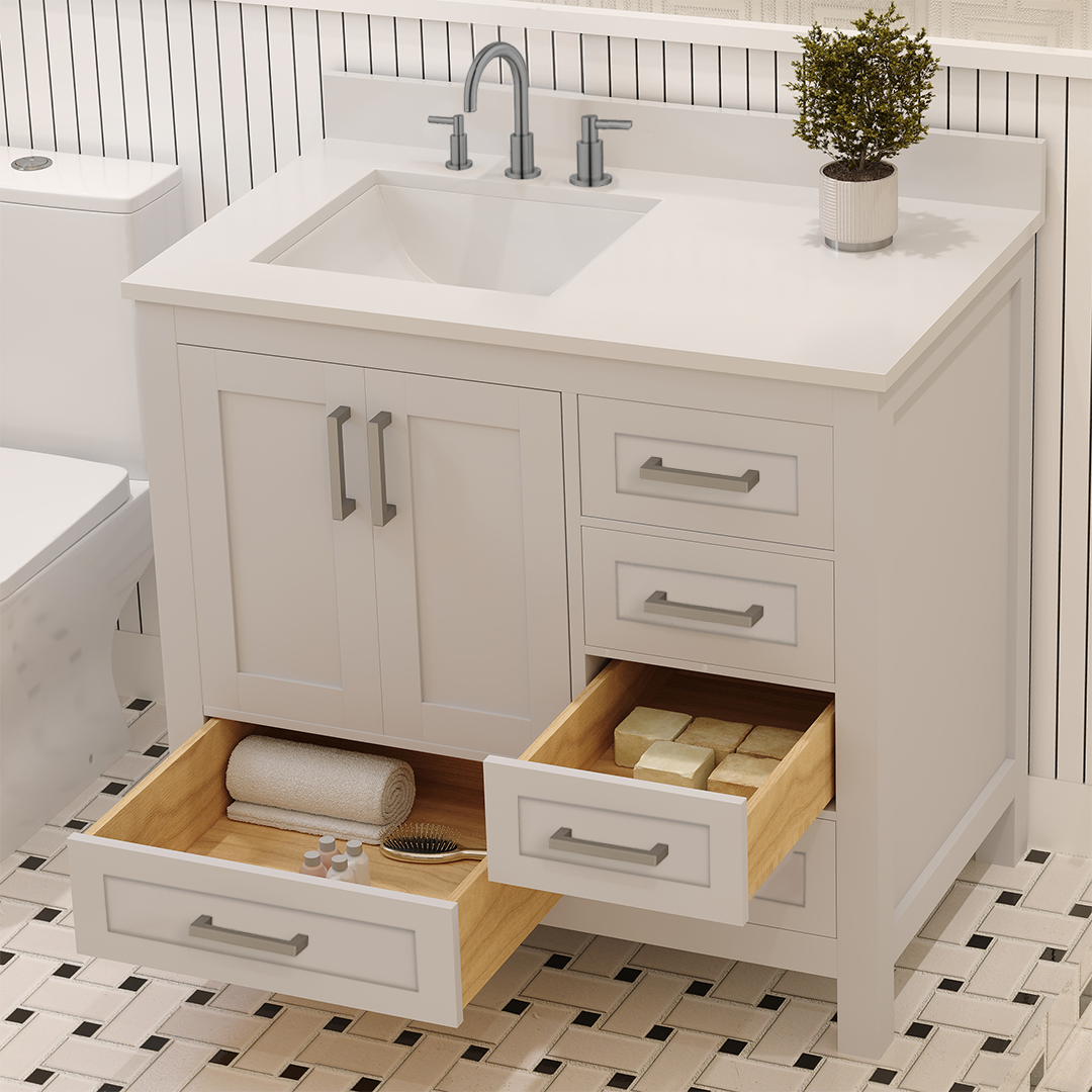Rooh Bathroom Vanity 36" Left