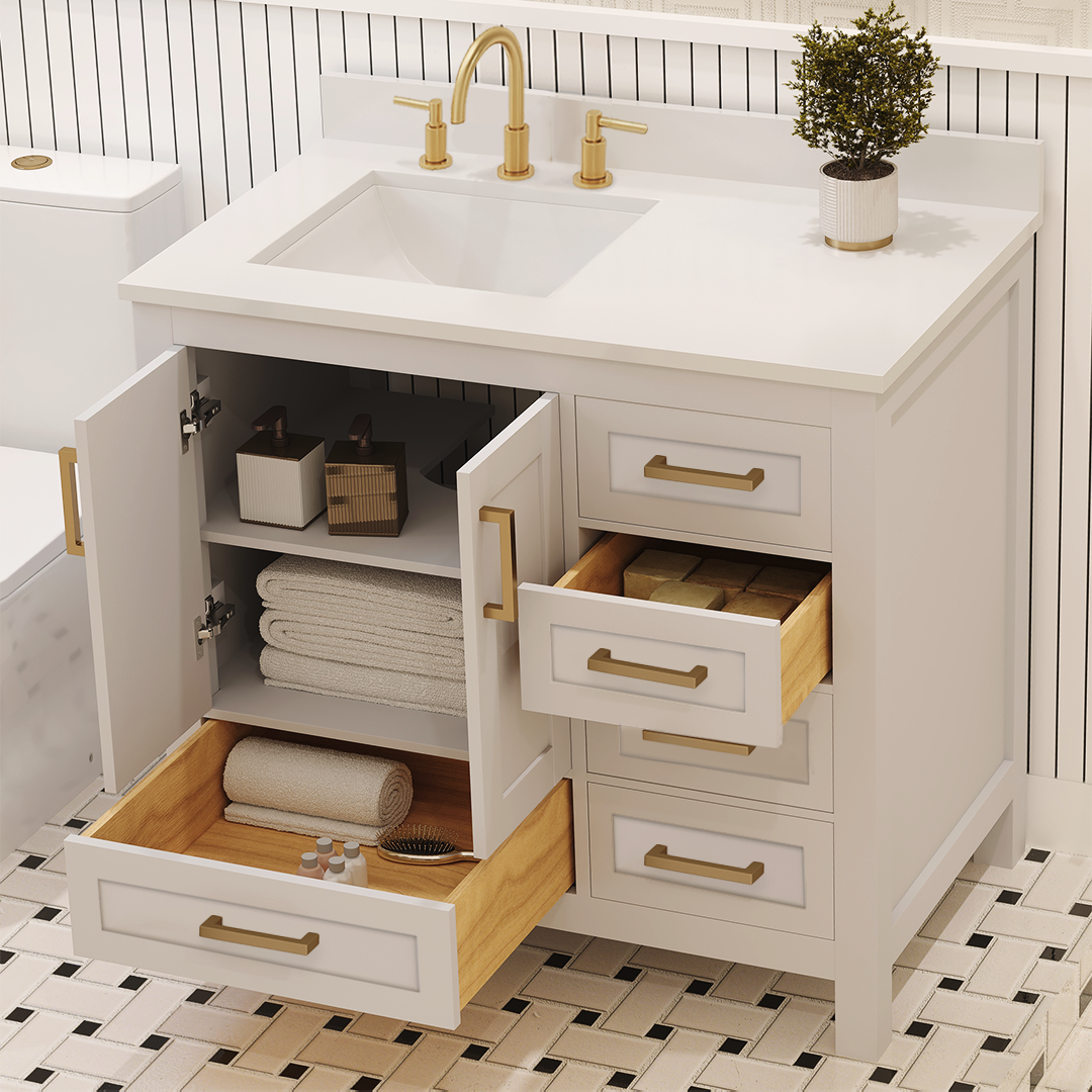 Rooh Bathroom Vanity 36" Left