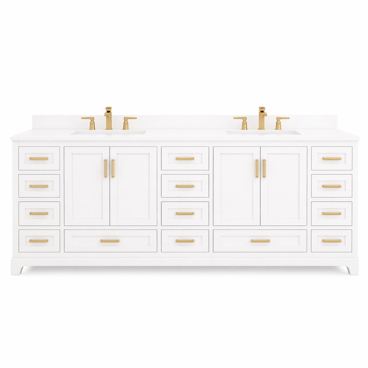 Maya Bathroom Vanity 84"