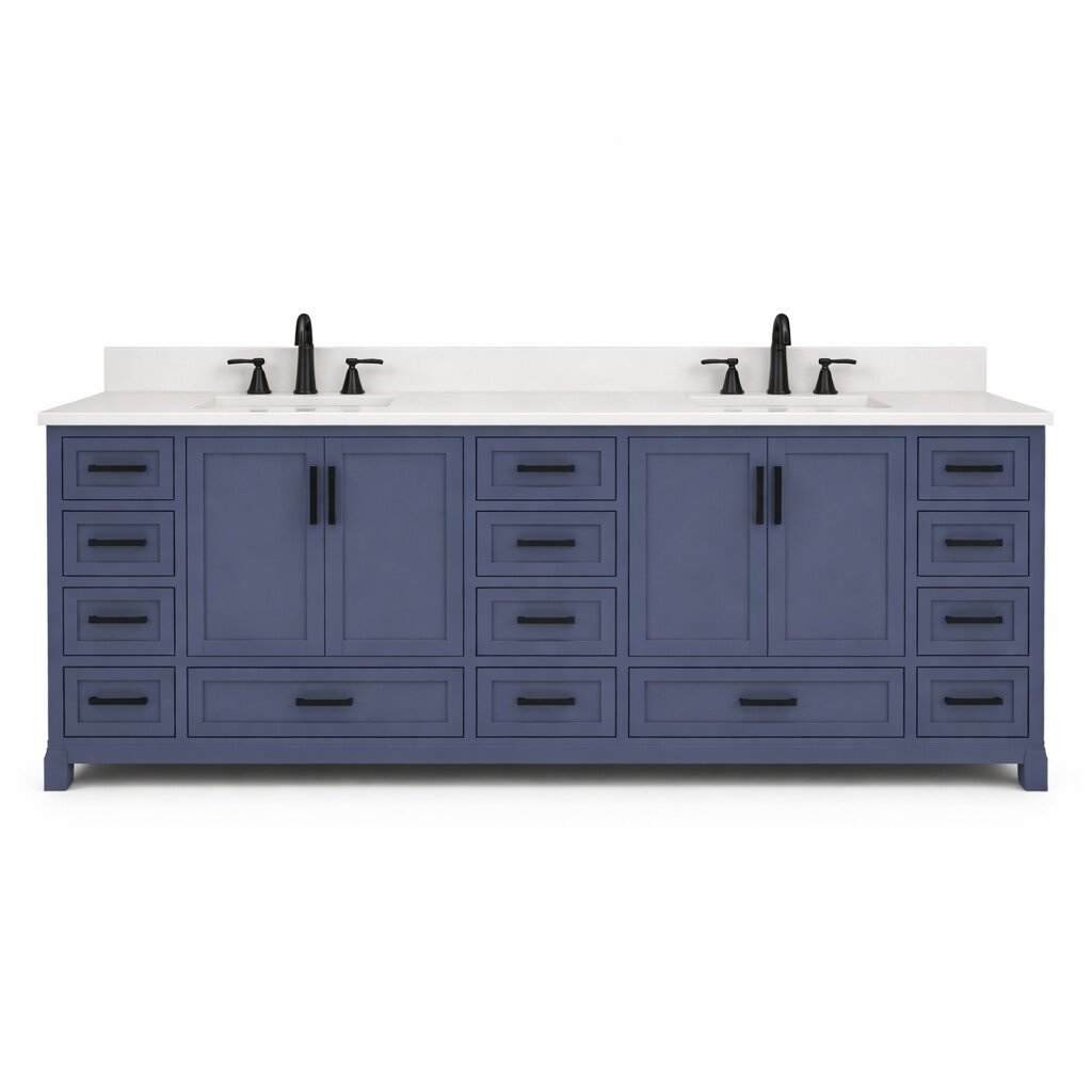 Maya Bathroom Vanity 84"